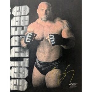 Vintage WCW Goldberg Tough As Steel Graphic T-Shirt 1998 Men's 3XL